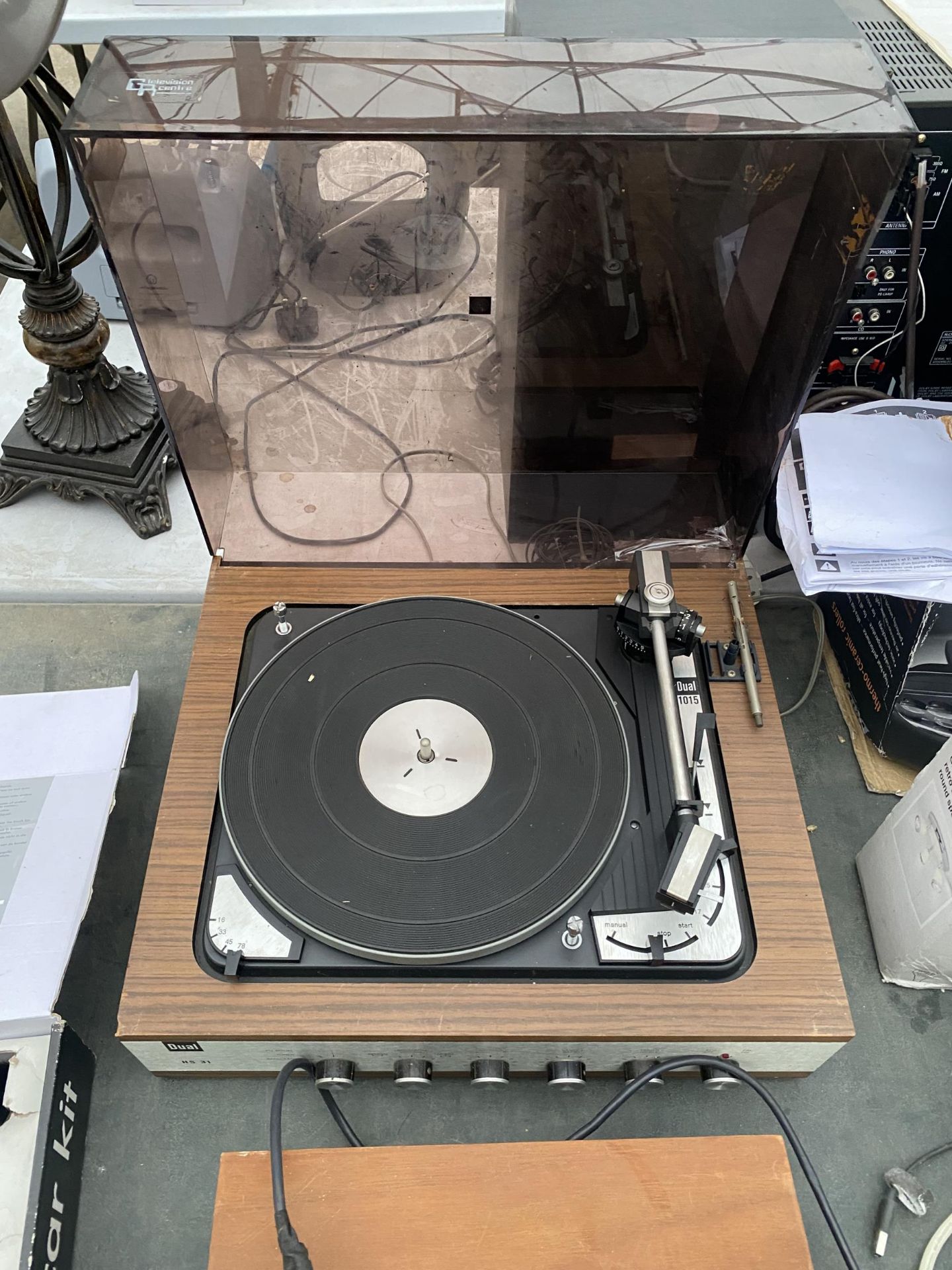 A DUAL RECORD TURNTABLE AND AN ARMSTRONG 523 TUNER - Image 2 of 2