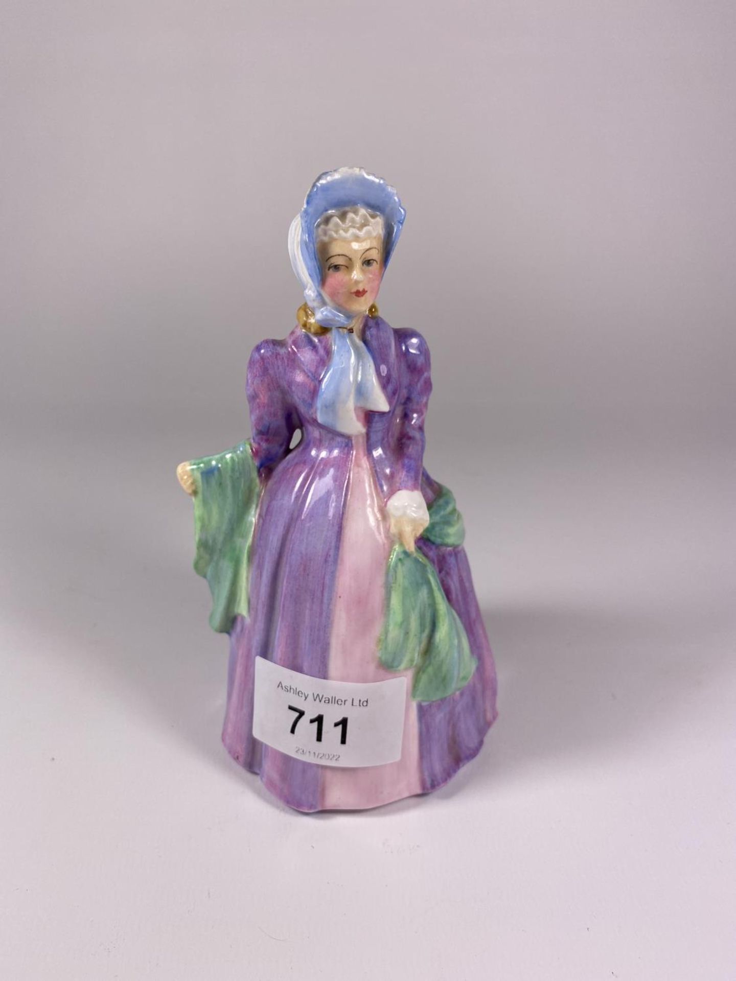 A ROYAL WORCESTER 'CHARMAINE' CERAMIC LADY FIGURE