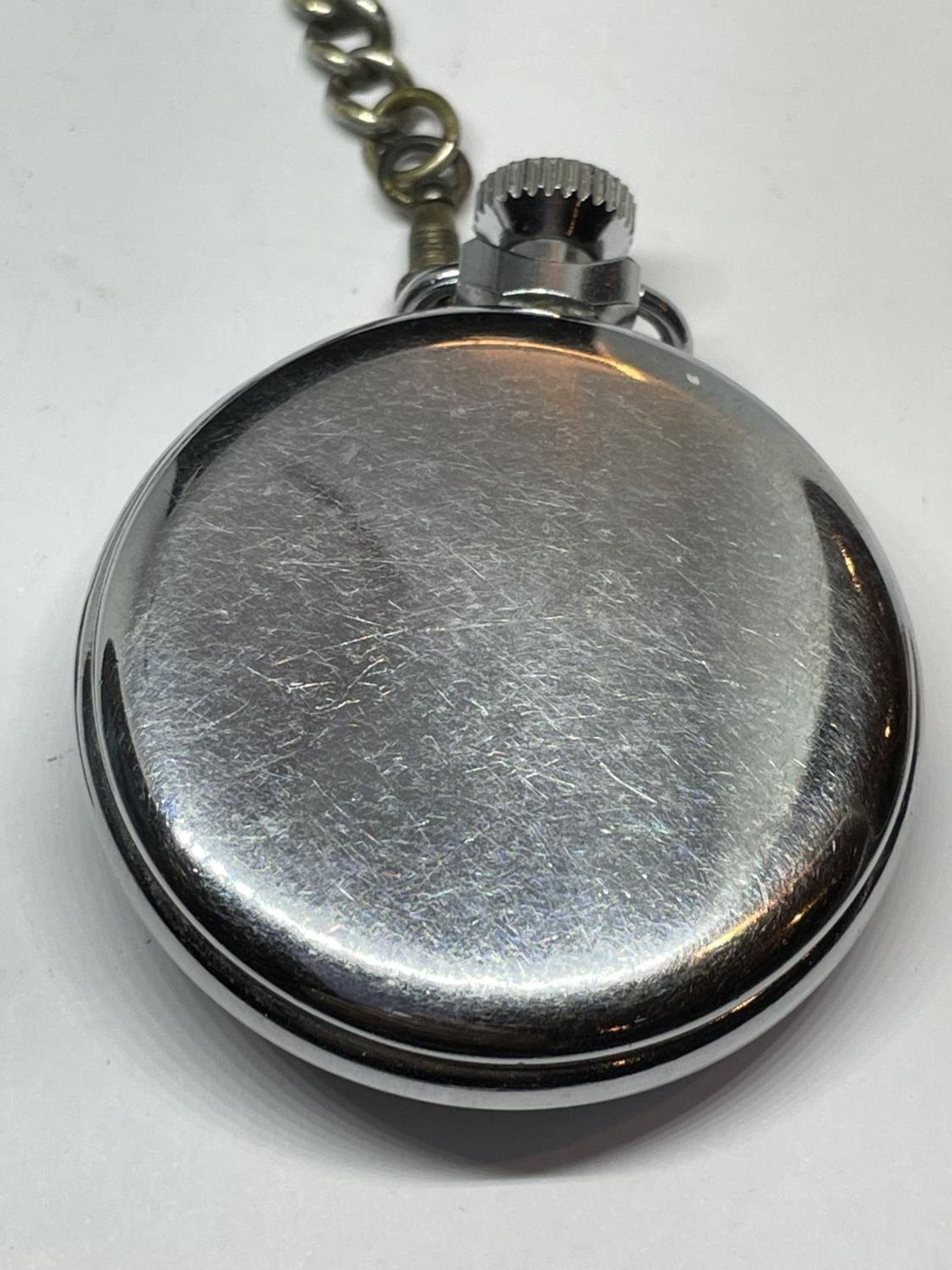 A SMITHS POCKET WATCH AND CHAIN - Image 3 of 3