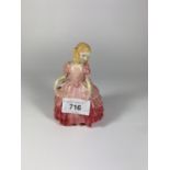 A ROYAL DOULTON 'ROSE' HN1368 LADY FIGURE