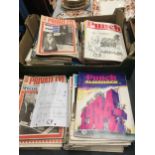 A LARGE QUANTITY OF VINTAGE MAGAZINES TO INCLUDE PUNCH AND PRIVATE EYE, MAINLY FROM THE 1980'S