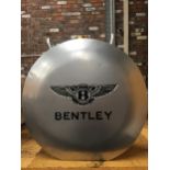 A SILVER COLOURED BENTLEY PETROL CAN