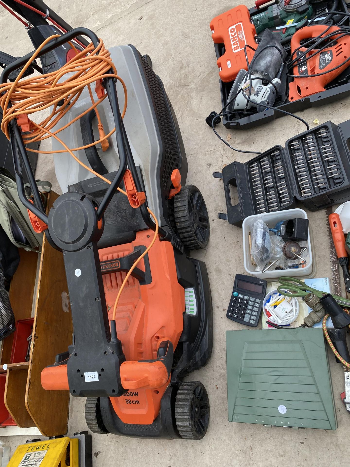 A BLACK AND DECKER ELECTRIC LAWN MOWER