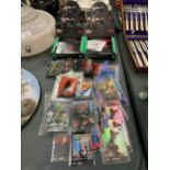 A COLLECTION OF DC HRO NFT COLLECTABLE CARDS TO INCLUDE LOTS OF RARE HOLOS ETC, APPROX 800+