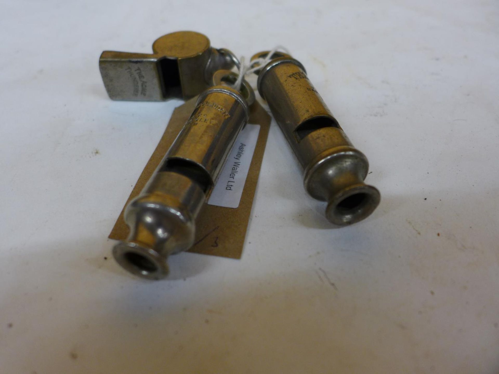 TWO METROPOLITAN WHISTLES AND AN ACME WHISTLE (3) - Image 2 of 2