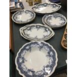 A QUANTITY OF EDGE MALKIN & CO VINTAGE PLATES AND BOWLS