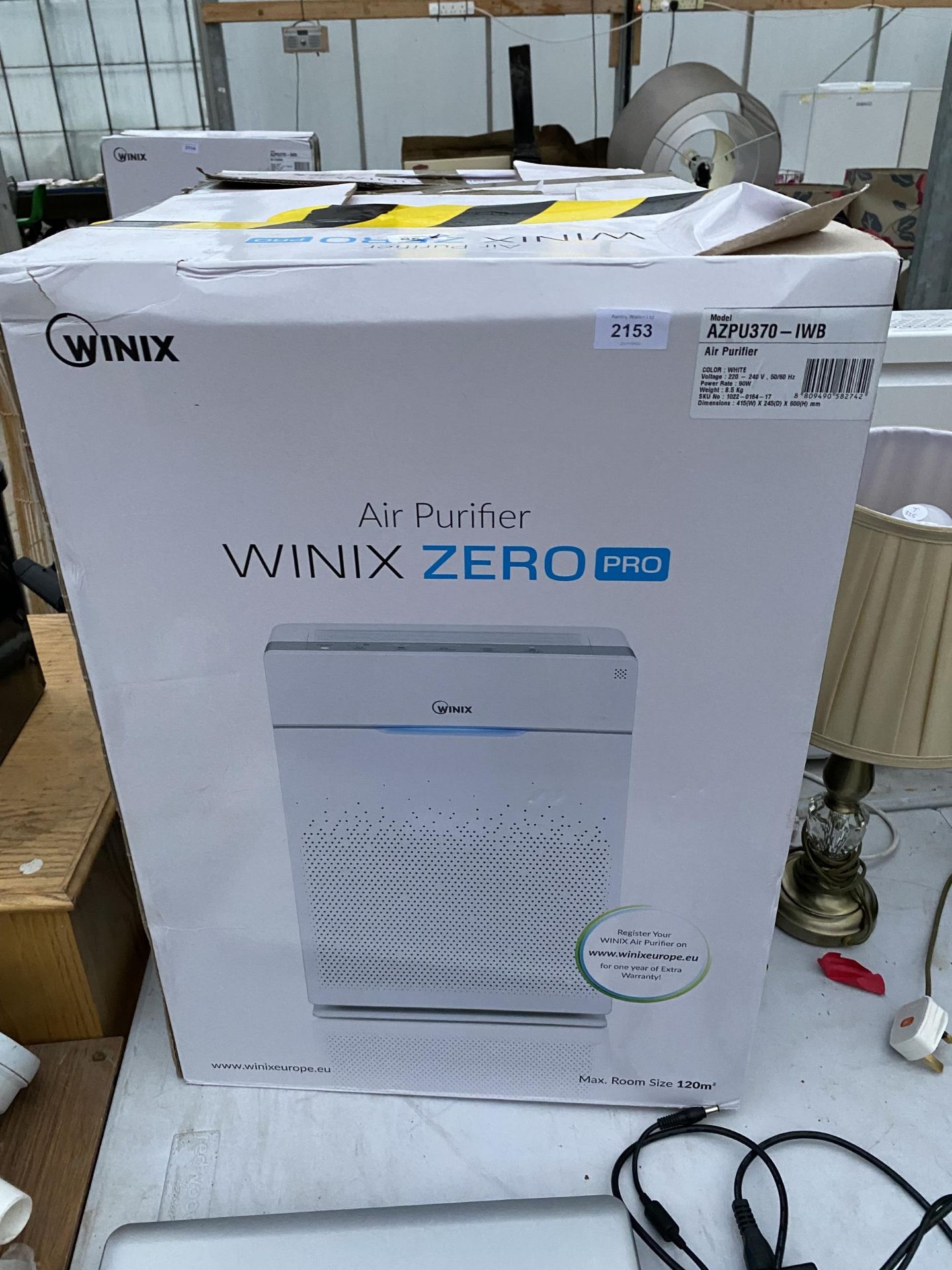 A BOXED WINIX ZERO PRO AIR PURIFIER