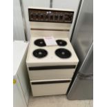 A CREAM TRICITY PRESIDENT OVEN AND HOB BELIEVED IN WORKING ORDER BUT NO WARRANTY