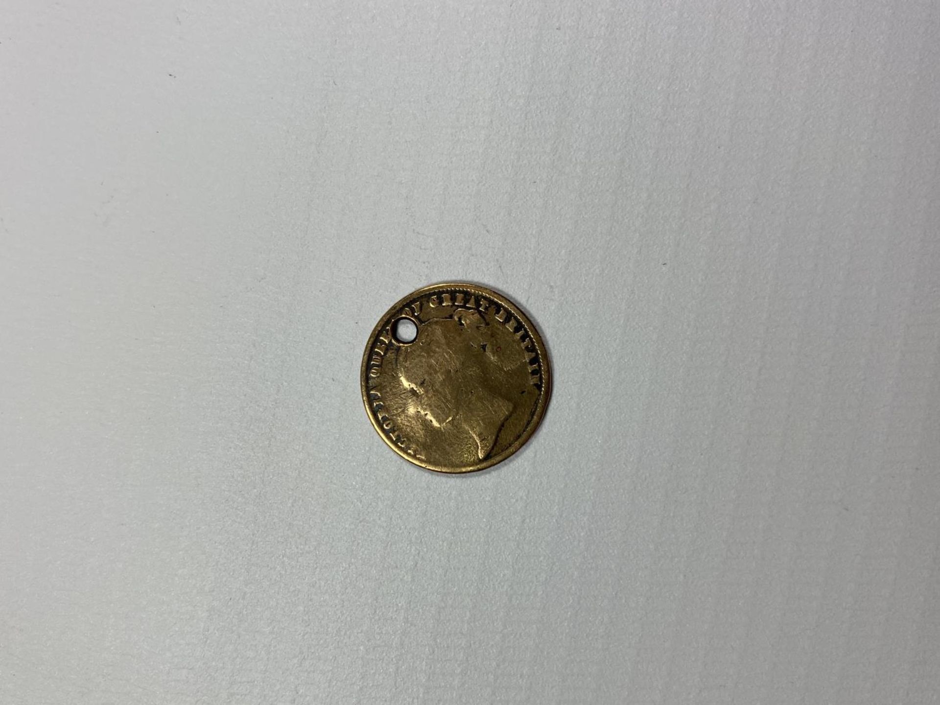 A YELLOW METAL COIN - Image 2 of 2