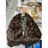 A VINTAGE BROWNS OF CHESTER POSSIBLY MINK STOLE