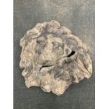 A GEORGIAN LION'S HEAD DOOR FURNITURE