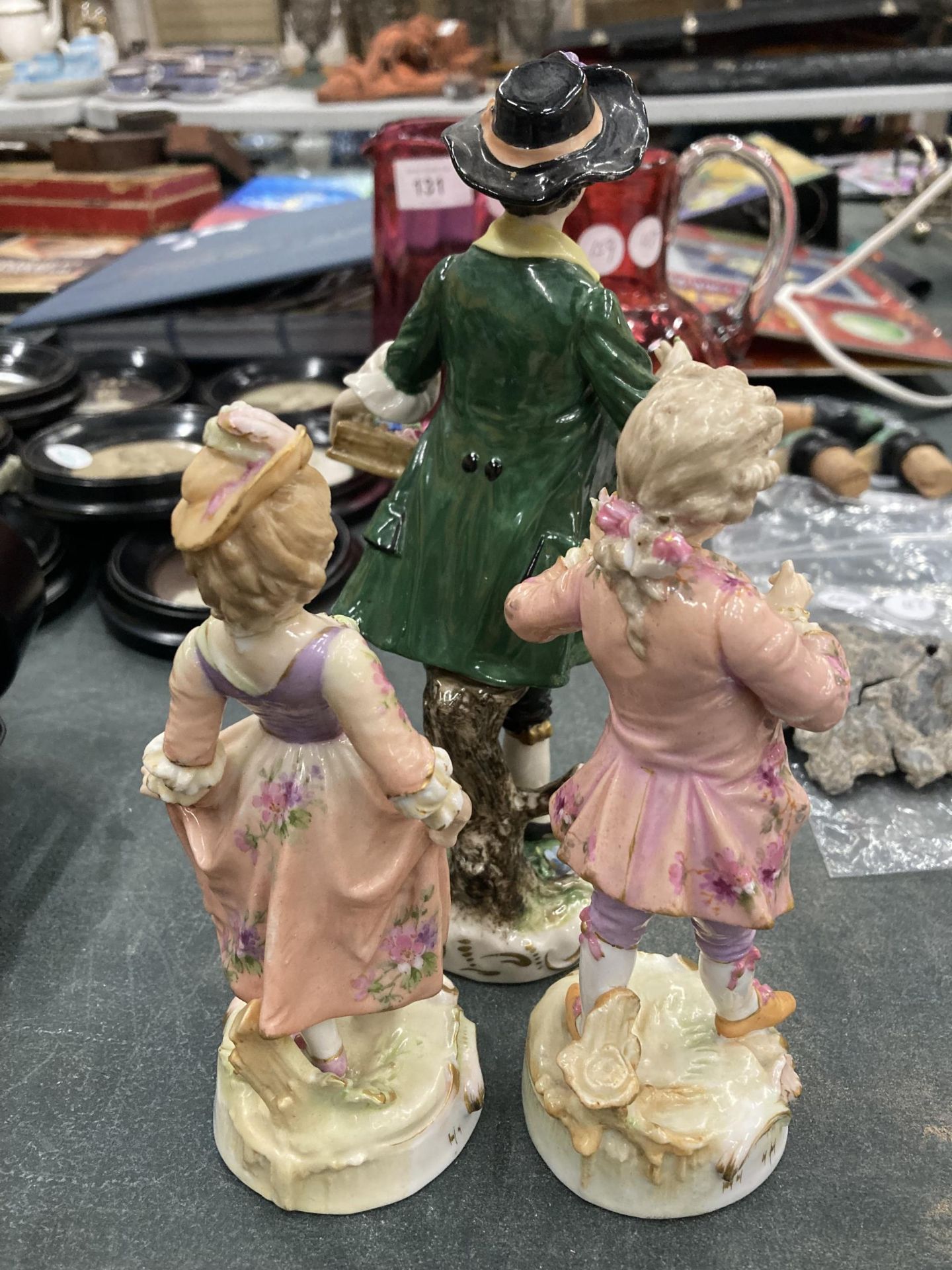 THREE DERBY FIGURINES - Image 3 of 5