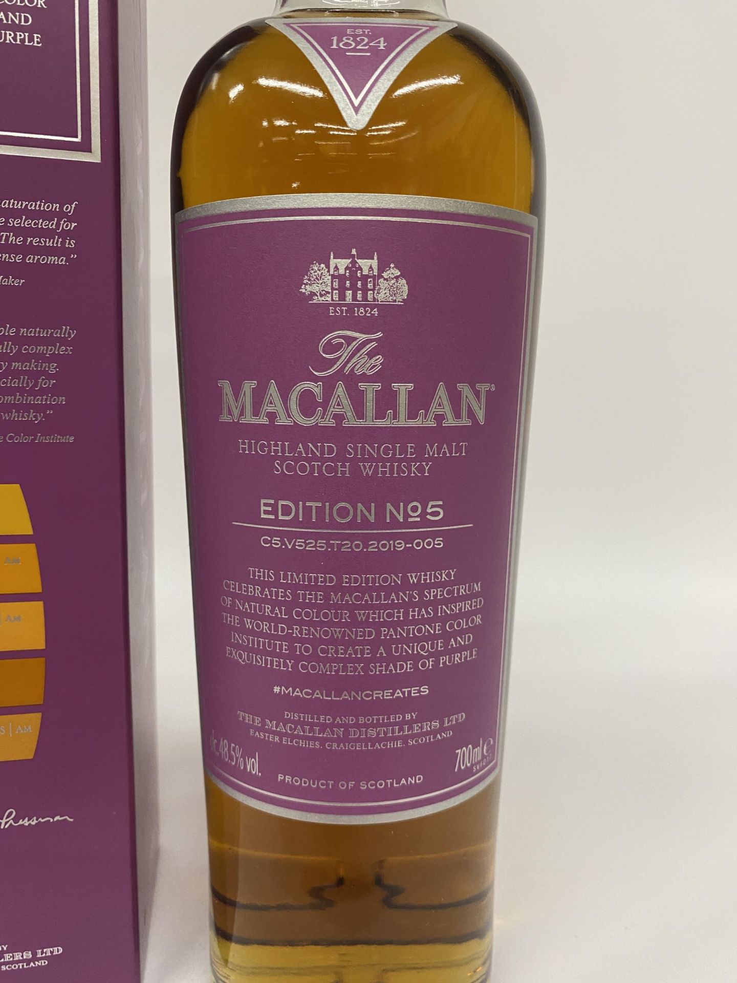 1 X 70CL BOXED BOTTLE - THE MACALLAN EDITION 5 HIGHLAND SINGLE MALT SCOTCH WHISKY - Image 2 of 3