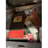 A BOX OF VINTAGE GAMES TO INCLUDE SCRABBLE ETC