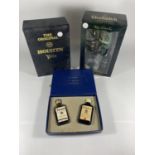 THREE BOXED ITEMS - HOLSTEN PILS SET, GLENFIDDICH GIFT SET & ALLIED DISTILLERIES WHISKY MINIATURE