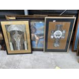 AN ASSORTMENT OF FRAMED PRINTS AND PICTURES