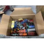 A BOX OF ASSORTED MODEL CARS