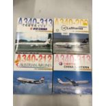 FOUR BOXED 'PREMIERE COLLECTION' MODEL AEROPLANES - SCALE 1:400