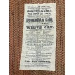 VINTAGE ADVERTISING ON COTTON TO INCLUDE DRURY LANE THEATRE, PHONOGRAPH AND A 1937 HANDKERCHIEF