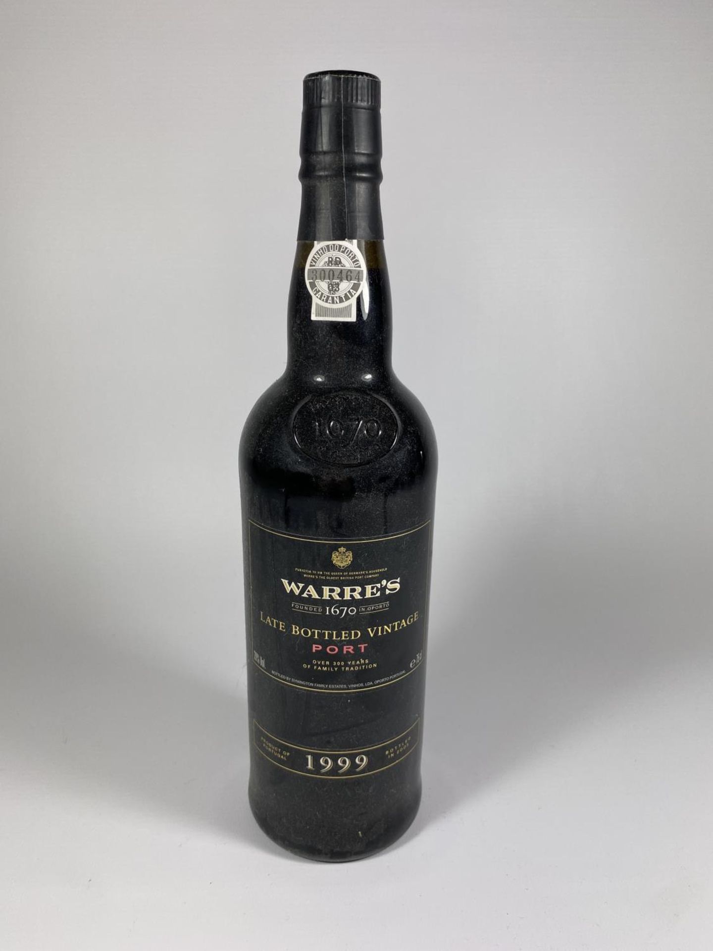 1 X 75CL BOTTLE - WARRE'S LATE BOTTLED 1999 VINTAGE PORT