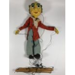 A VINTAGE PELHAM PUPPET - MR TURNIP IN ORIGINAL BOX