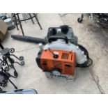 A STIHL BR 380 PETROL ENGINE BACK PACK LEAF BLOWER