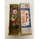 A VINTAGE PELHAM PUPPET - PINOCCHIO, IN PELHAM BOX