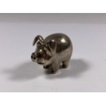 A TESTED SILVER MINIATURE PIG