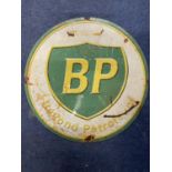 A VINTAGE STYLE BP TIN SIGN