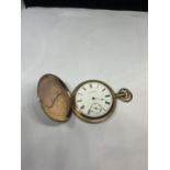 A WALTHAM W W Co POCKET WATCH ENGRAVED AND A/F