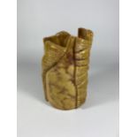 A GARY COOPER GLADSTONE POTTERY STONEWARE ABSTRACT VASE, SIGNED AND DATED 1999