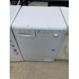 A WHITE INDESIT 7KG CONDENSOR DRYER