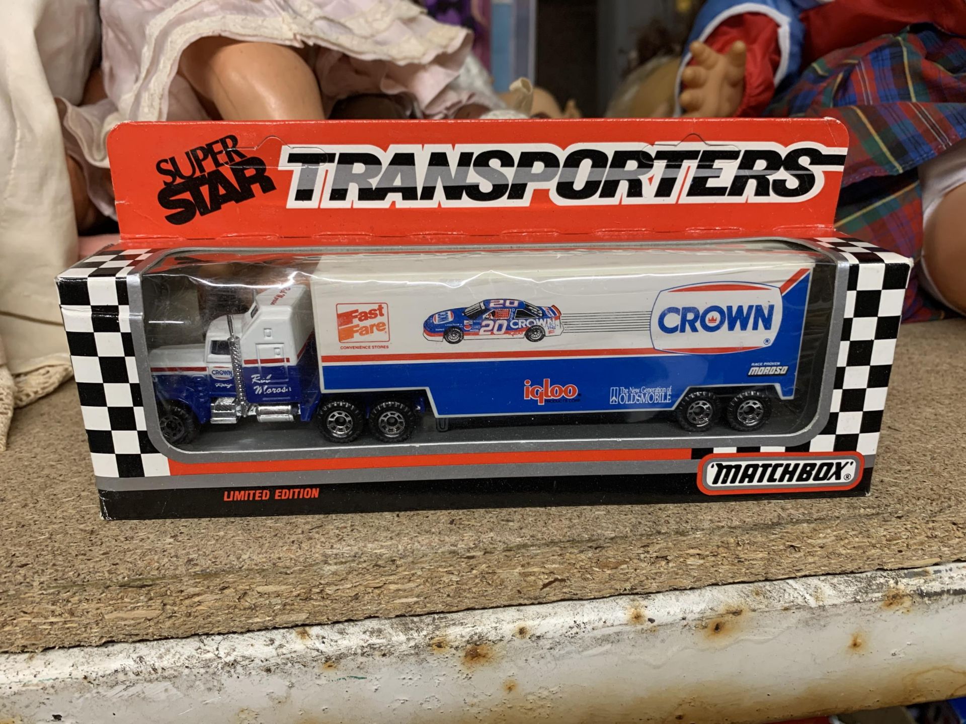 THREE BOXED 1990 MATCHBOX CONVOY TRUCKS - SUPER STAR TRANSPORTERS, U.S.A LIMITED EDITIONS - Image 2 of 4