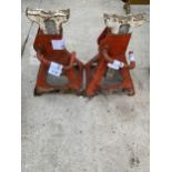 A PAIR OF AXLE STANDS