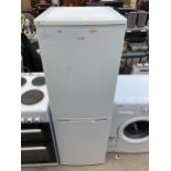 A WHITE LOGIK UPRIGHT FRIDGE FREEZER