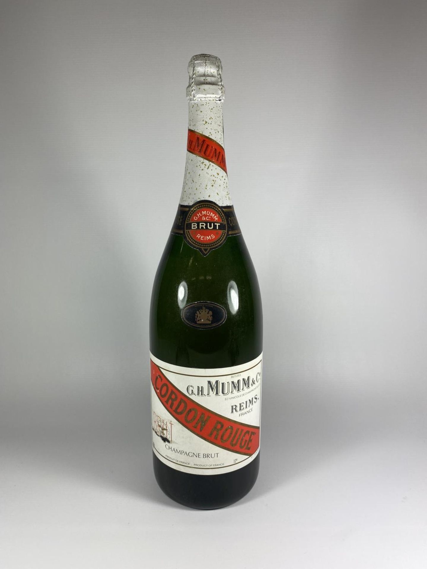 1 X 3L DOUBLE MAGNUM BOTTLE - MUMM & CO BRUT CHAMPAGNE