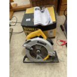 A DEWALT ELECTRIC CIRCULAR SAW