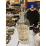 A LARGE 4.5 LITRE EMPTY TEACHER'S WHISKY BOTTLE