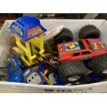 A QUANTITY OF TOY VEHICLES