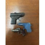 THREE VINTAGE TOYS GUNS