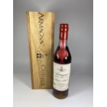 1 X 70CL BOTTLE - CASTAREDE 1945 ARMAGNAC IN WOODEN PRESENTATION BOX WITH WAX CAPSULE AND SEAL