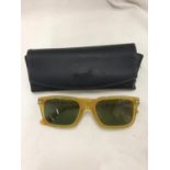 A VINTAGE PAIR OF 'PERSOL' SUNGLASSES WITH CASE