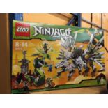 A BOXED LEGO SET NO 9450 NINJAGO EPIC DRAGON BATTLE