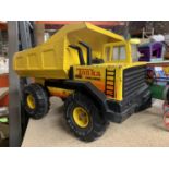 A TONKA TOY DUMPER TRUCK