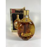 A BOXED DIMPLE DE LUXE SCOTCH WHISKY 70 PROOF 26 2/3 FL.OZS. PROCEEDS TO BE DONATED TO EAST CHESHIRE