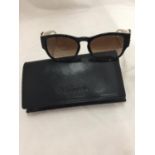A PAIR OF VINTAGE 'CHANEL' SUNGLASSES WITH CASE