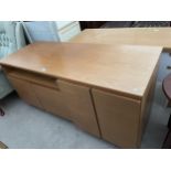 A RETRO TEAK ENTERTAINMENT UNIT