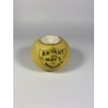 A BRYANT AND MAY'S VINTAGE CERAMIC MATCH STRIKER