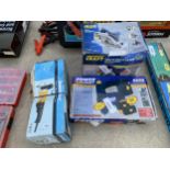 THREE POWER TOOLS TO INCLUDE A POWER CRAFT CIRCULAR SAW AND A SILVERLINE SANDER POLISHER ETC
