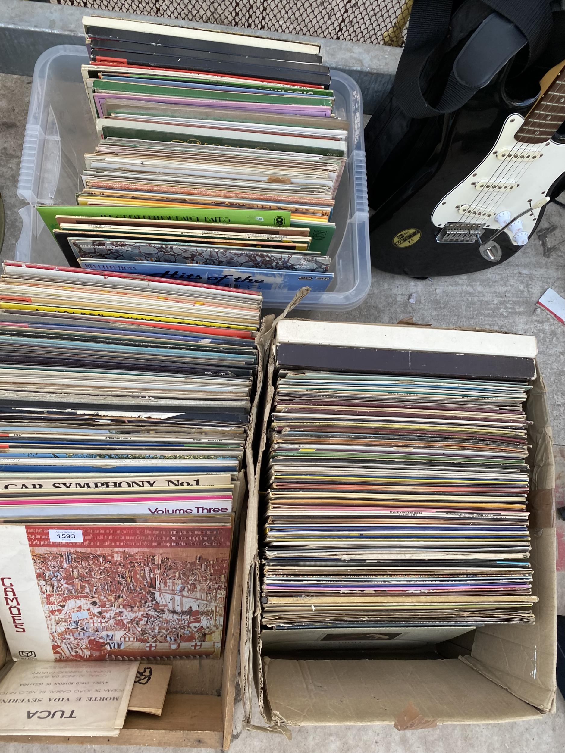 A LARGE ASSORTMENT OF VINTAGE LP RECORDS - Image 2 of 2
